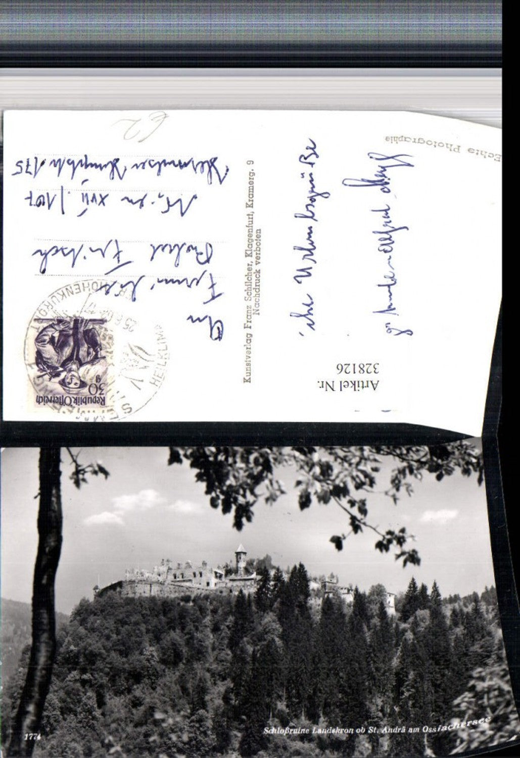 328126,Schlossruine Landskron b. St. Andrä am Ossiachersee pub Franz Schilcher 1774