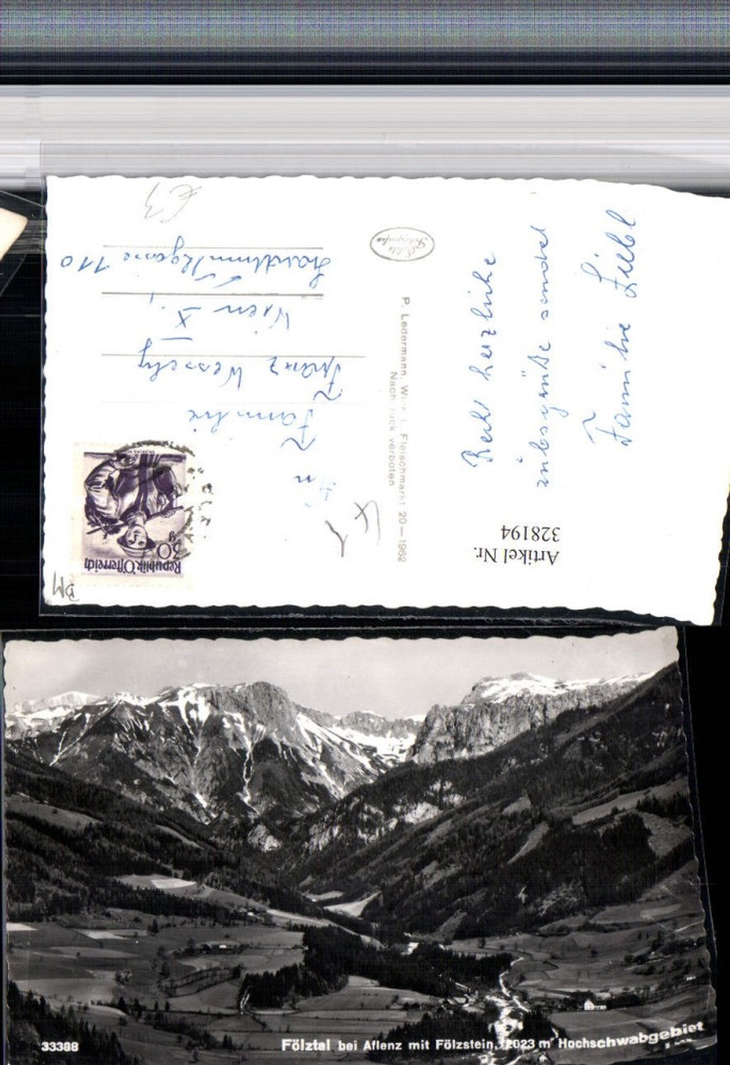 Alte Ansichtskarte – Old Postcard