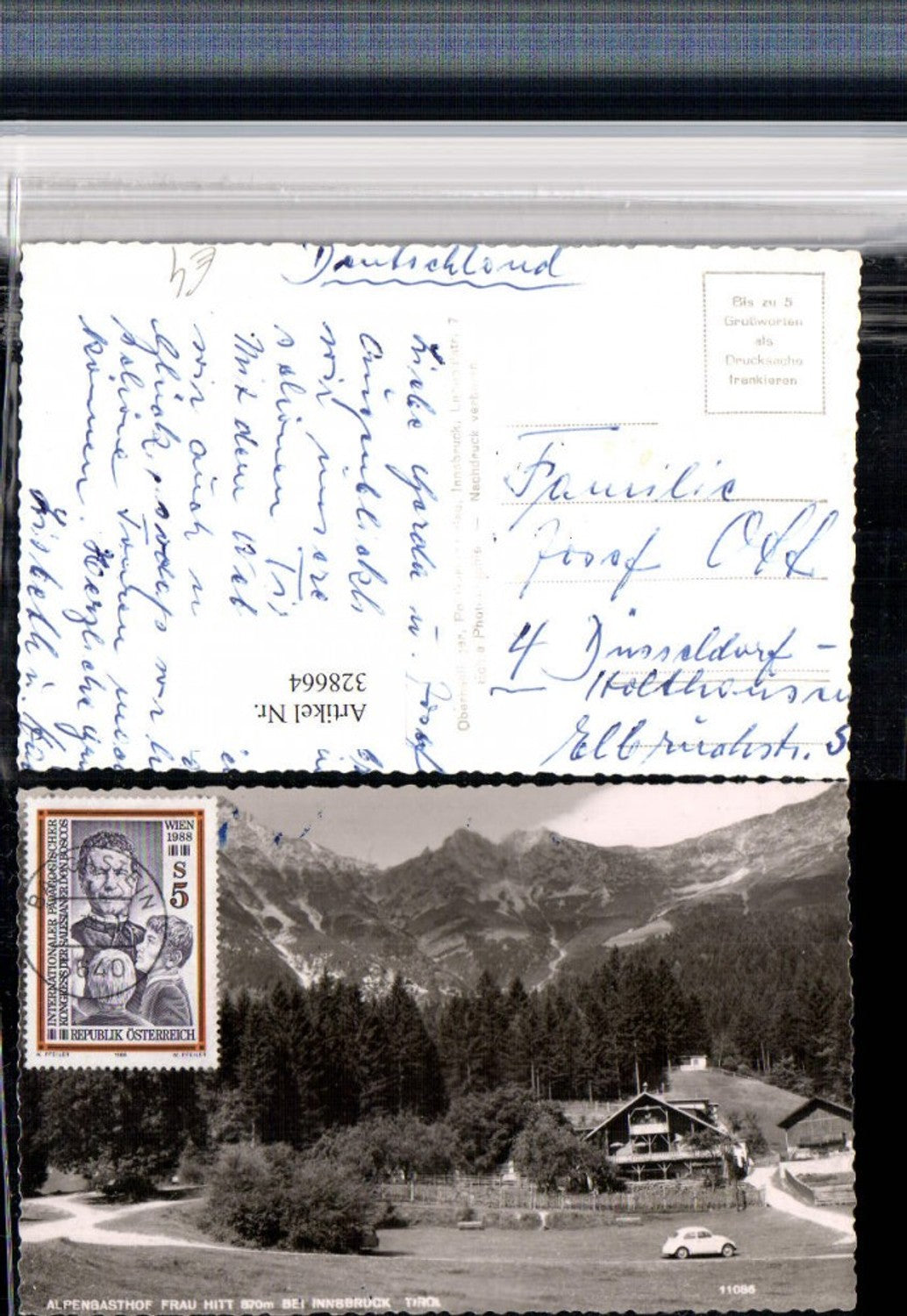 Alte Ansichtskarte – Old Postcard