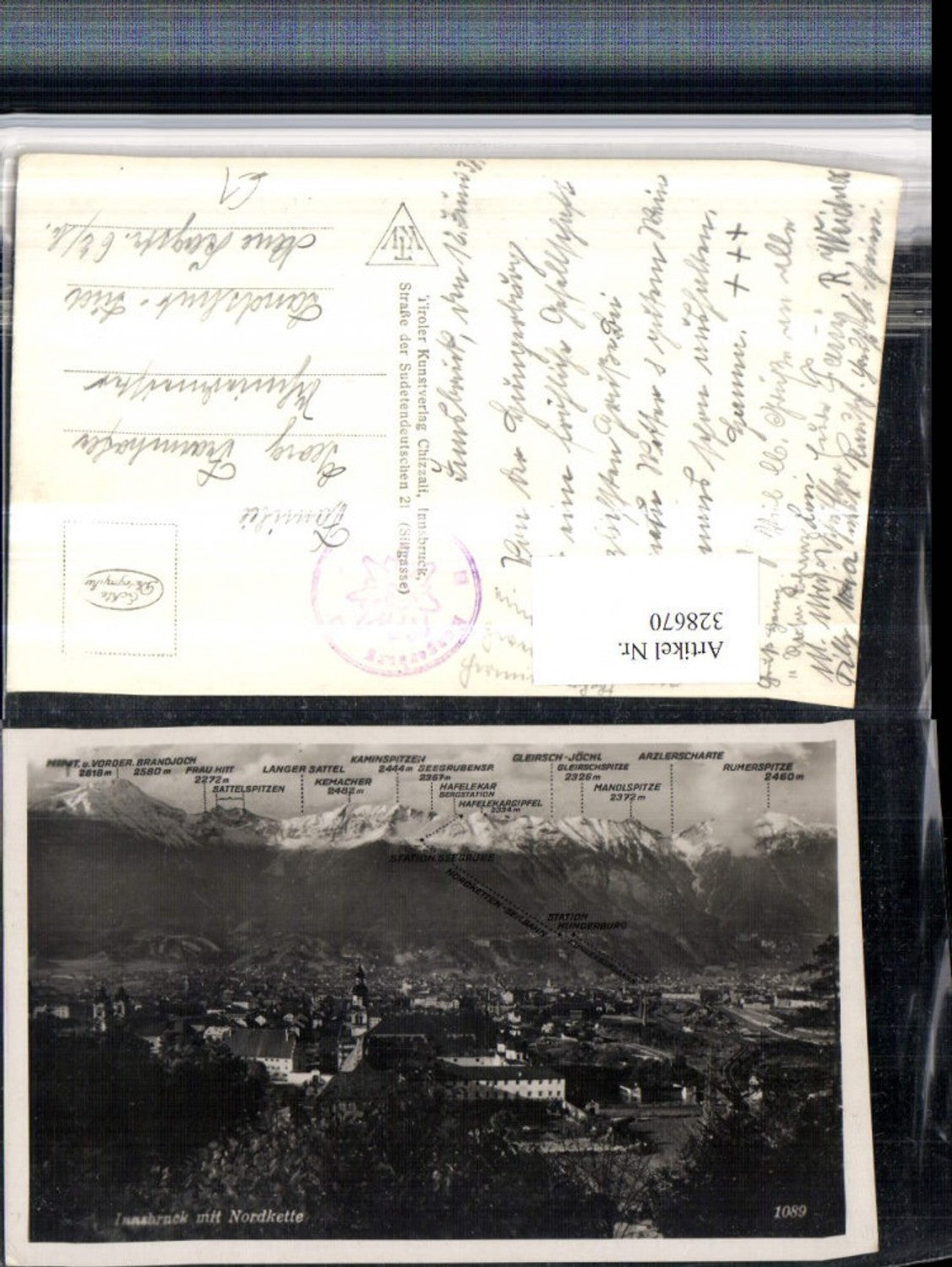 Alte Ansichtskarte – Old Postcard