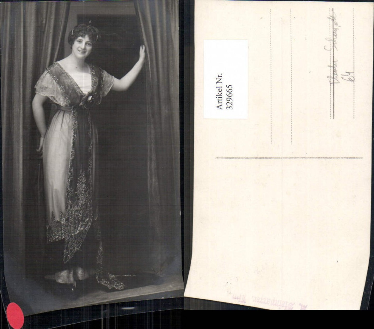 329665,Foto Ak Theater Schauspielerin Sängerin Frau Kostüm Kleid