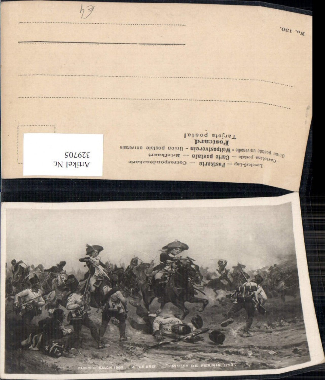 329705,Künstler Ak A. Le Dru Melles de Fermig 1793 Krieg Frankreich Geschichte Politik Ausland