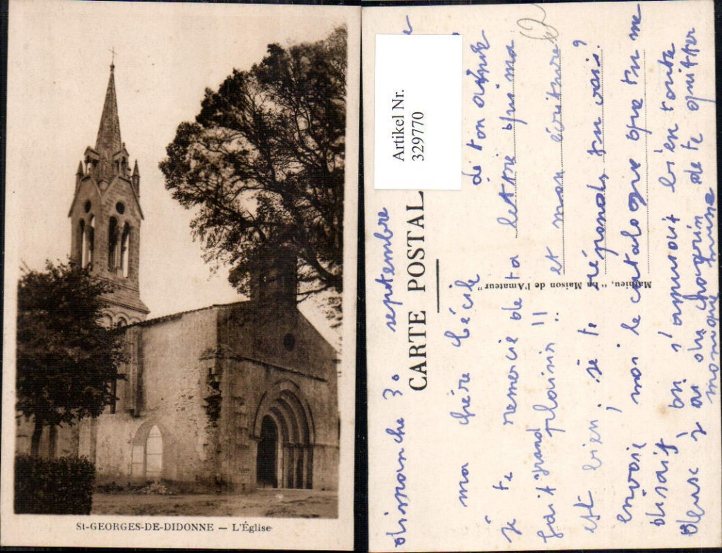 329770,St Georges de Didonne L Eglise Kirche