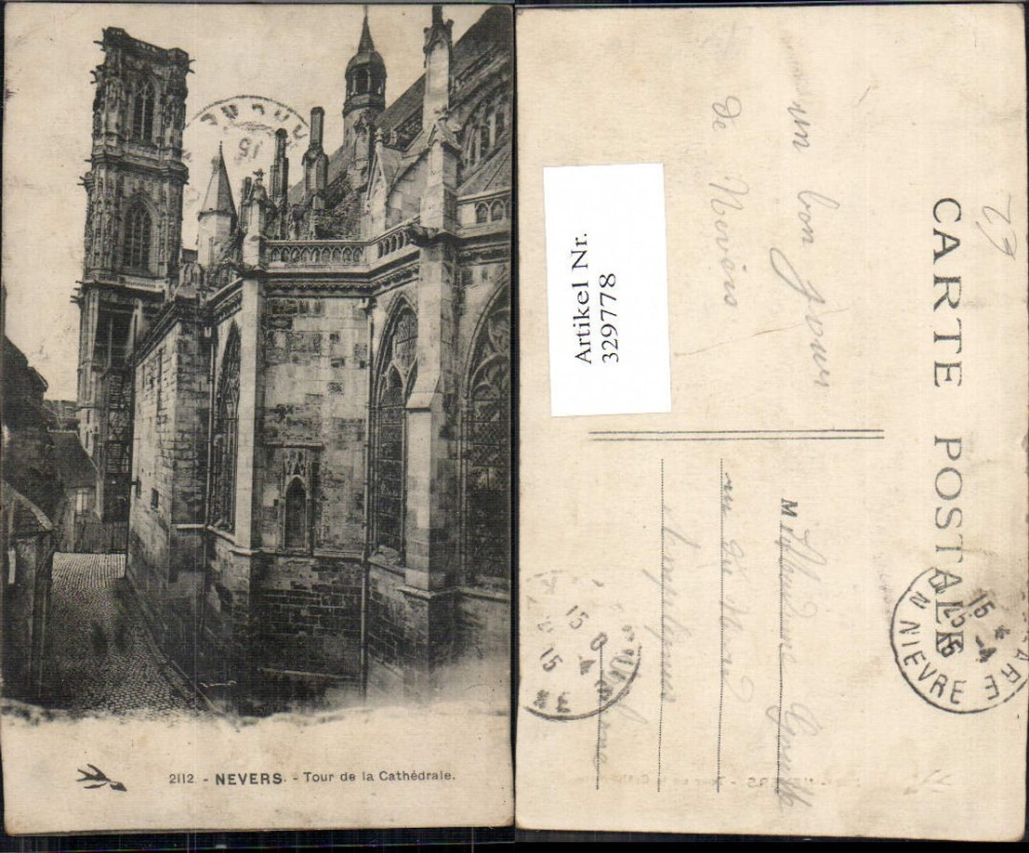 329778,Nevers Tour de la Cathedrale Kirche