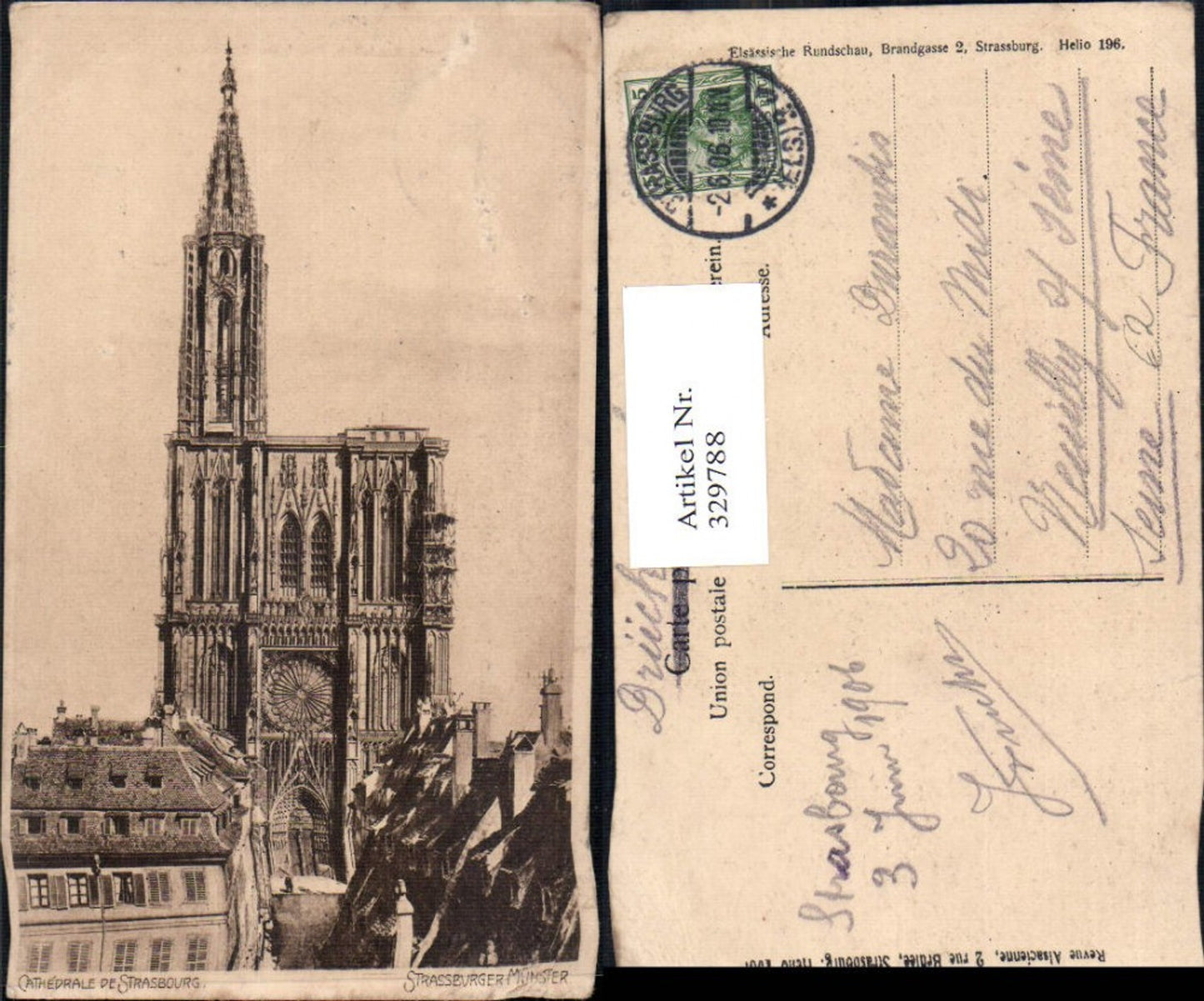 329788,Straßburg Strassburger Kathedrale Cathedrale de Strasbourg Kirche