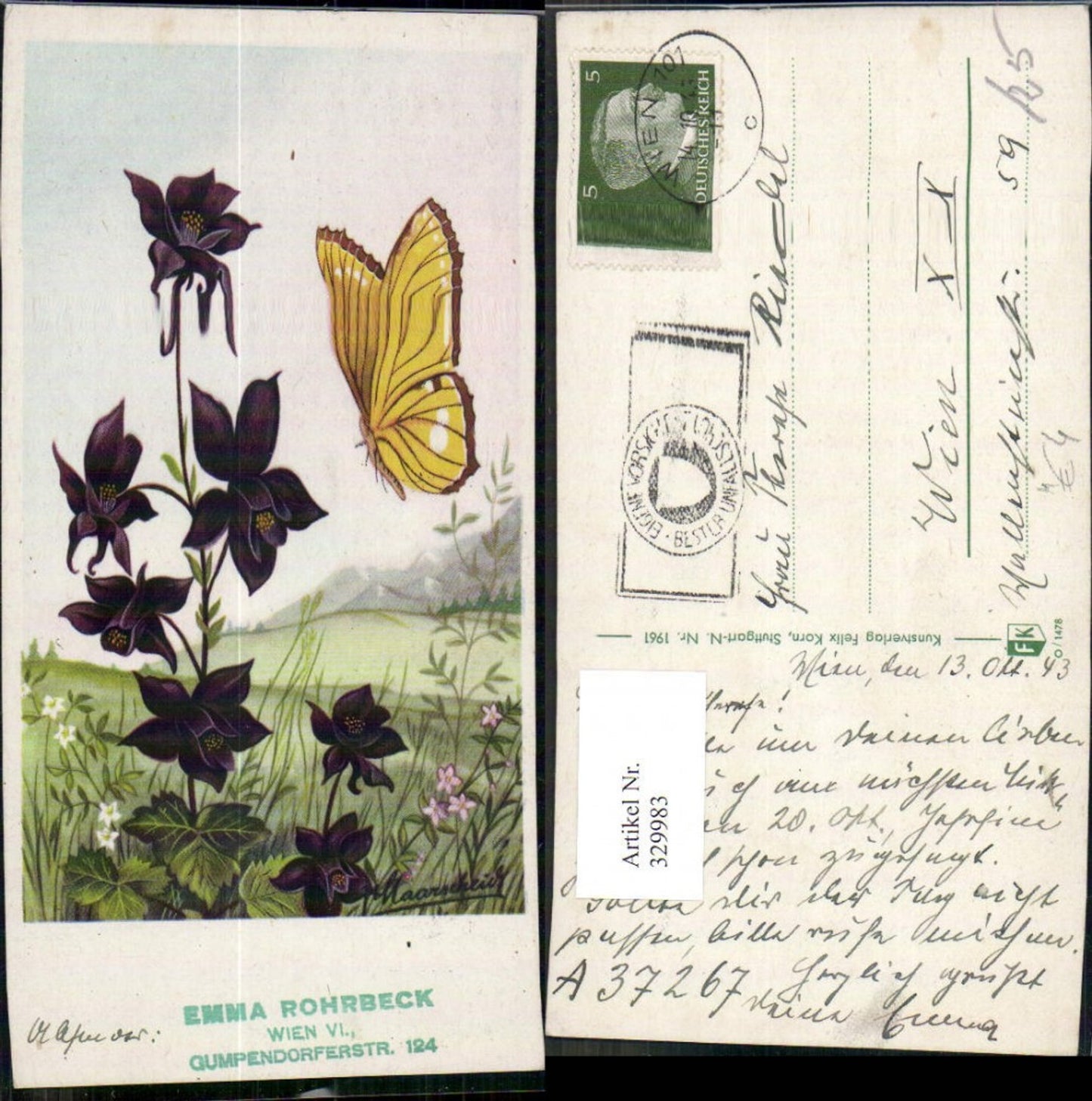 Alte Ansichtskarte – Old Postcard