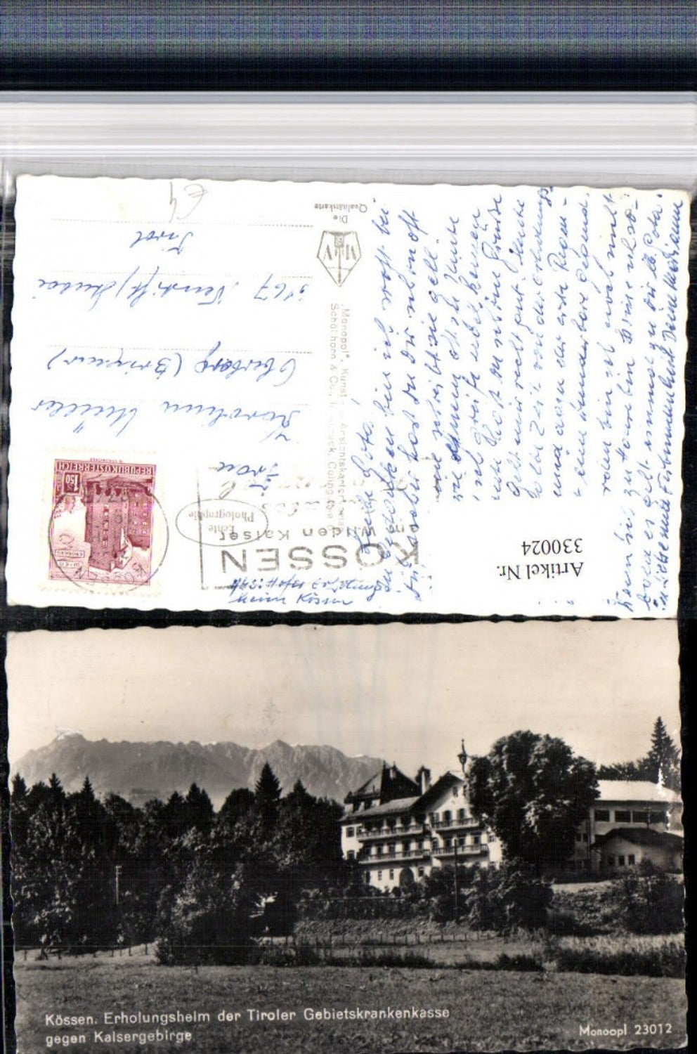 Alte Ansichtskarte – Old Postcard