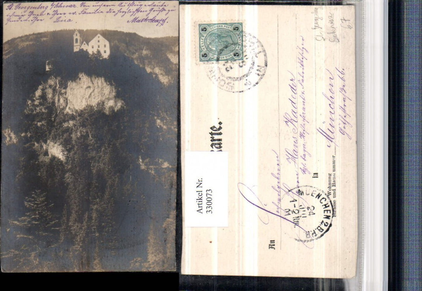 Alte Ansichtskarte – Old Postcard