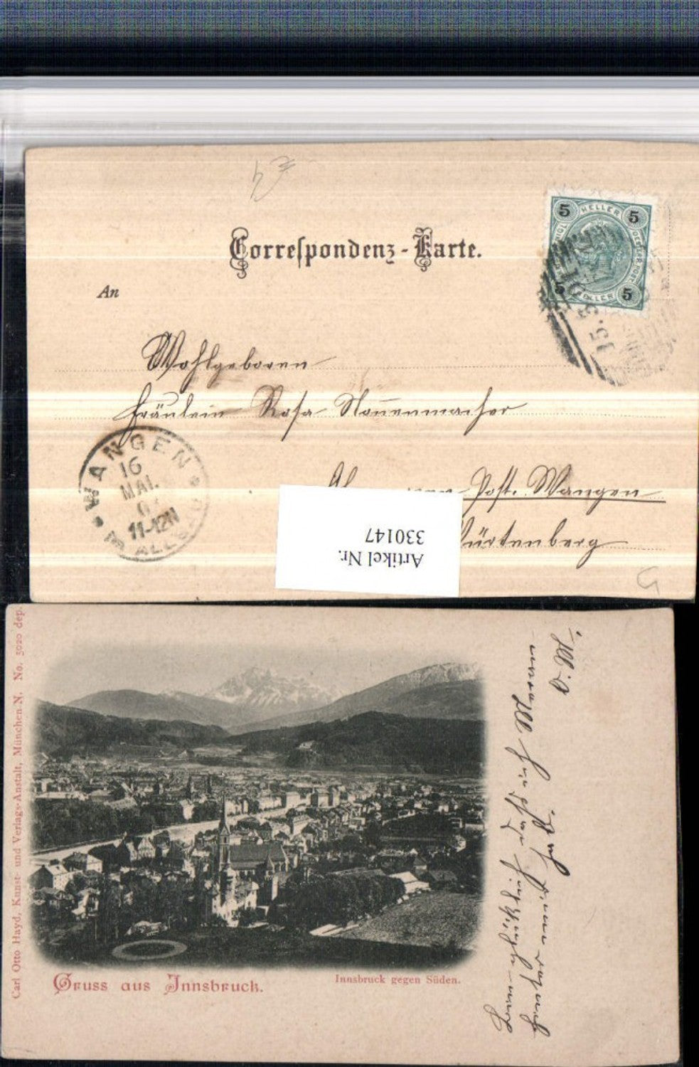 Alte Ansichtskarte – Old Postcard
