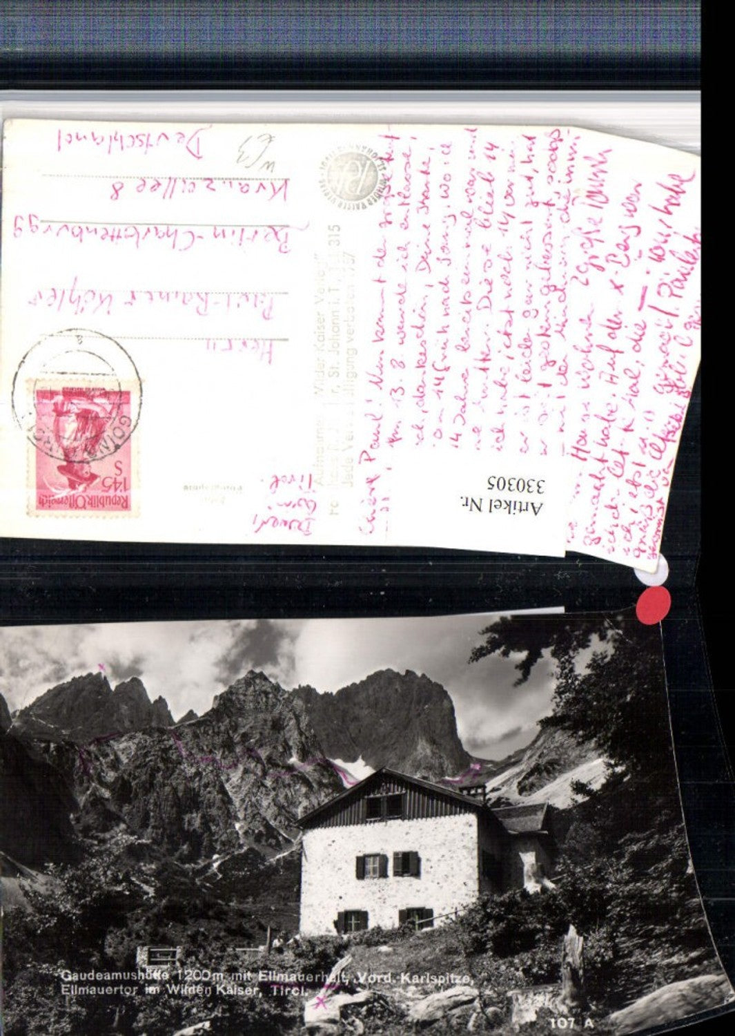 Alte Ansichtskarte – Old Postcard