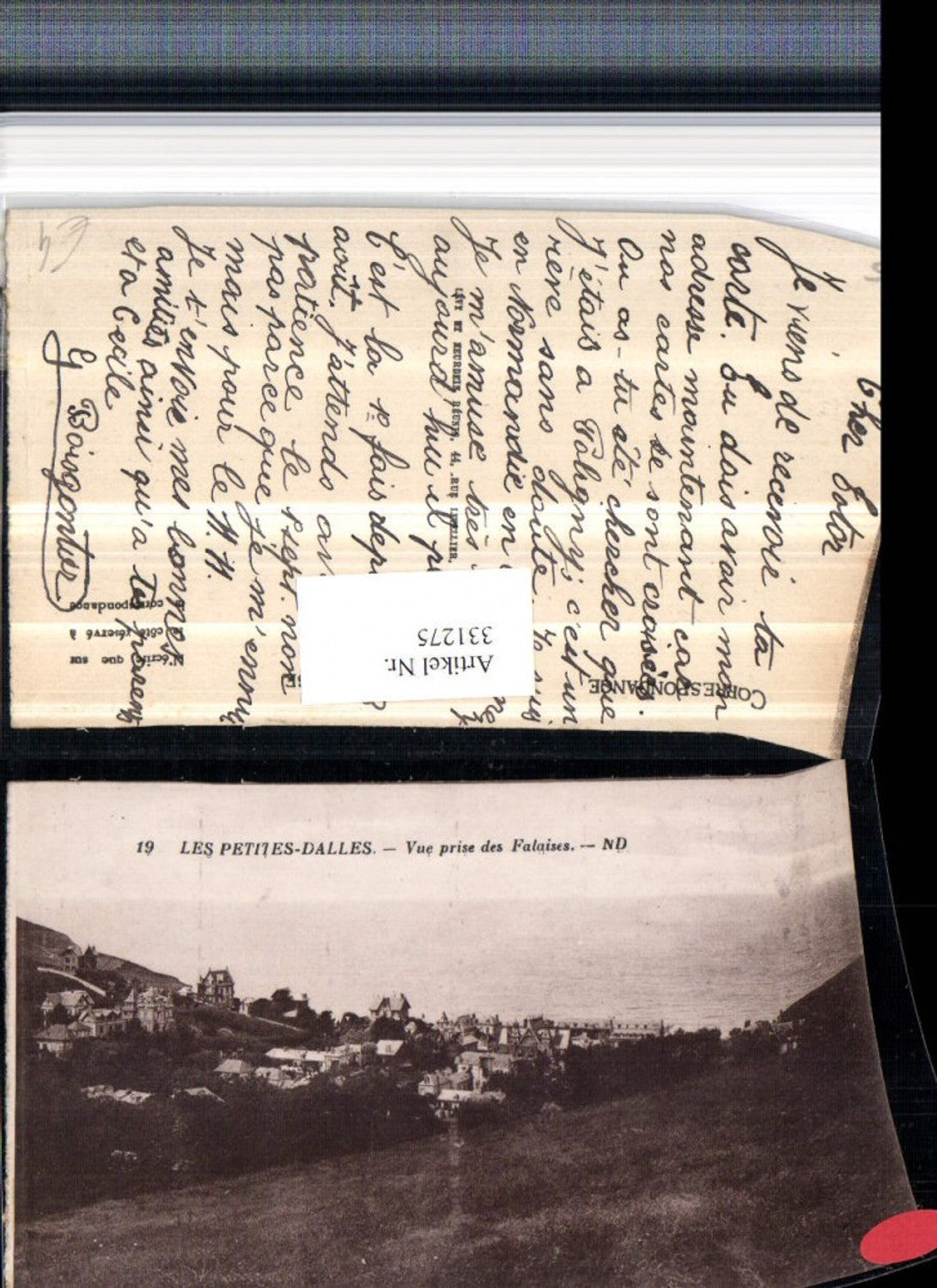 331275,Haute-Normandie Seine-Maritime Les Petites-Dalles Totale Vue prise des Falaises