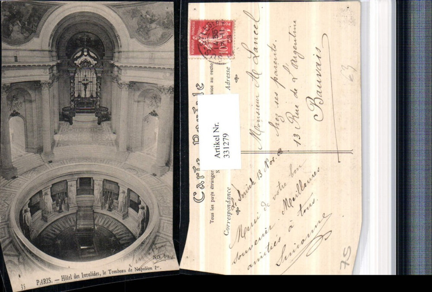 331279,Ile-de-France Paris Hotel des Invalides le Tombeau de Napoleon Grabmal