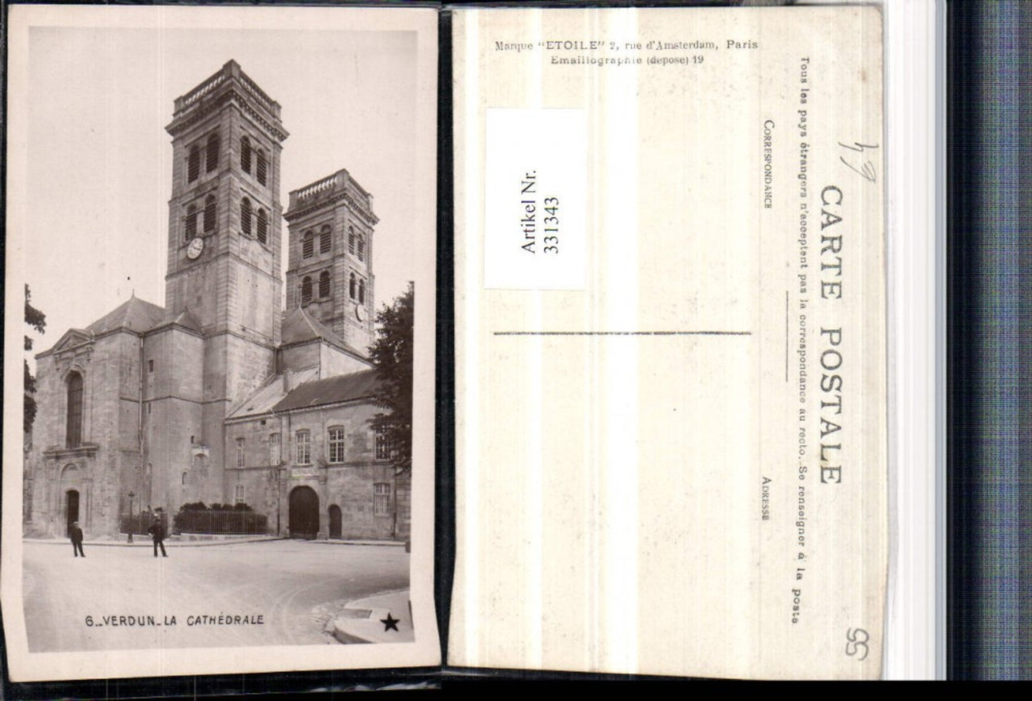 331343,Lothringen Meuse Verdun La Cathedrale Kirche