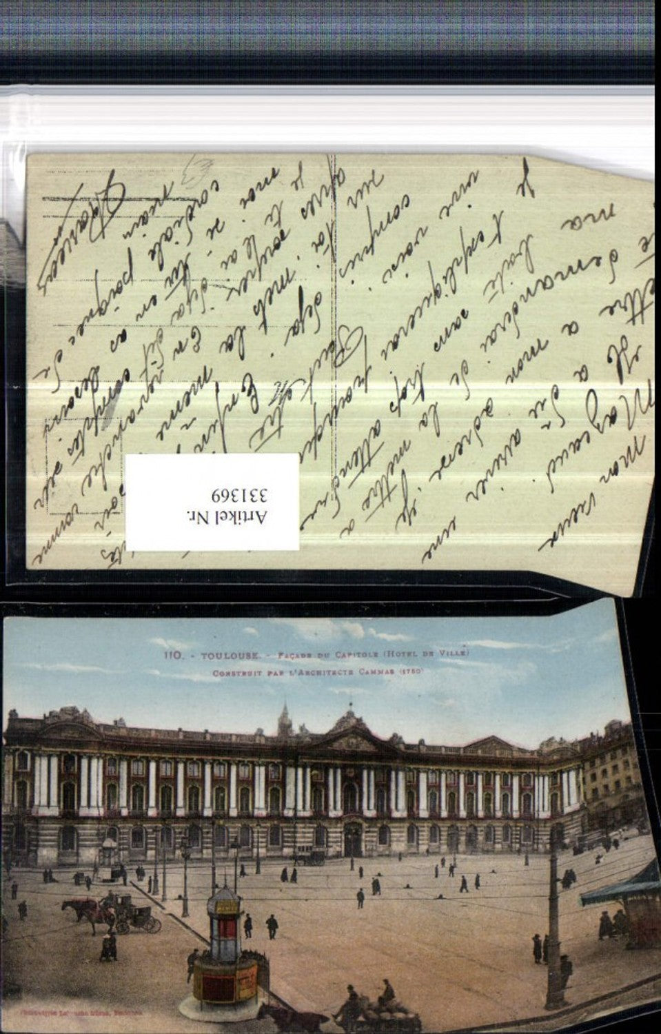 331369,Midi-Pyrenees Haute-Garonne Toulouse Hotel de Ville Rathaus