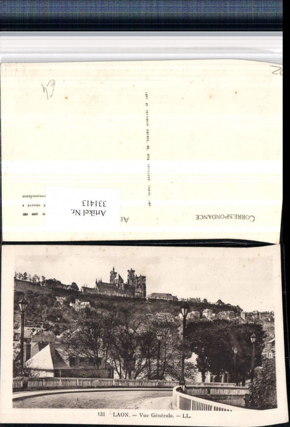 331413,Picardie Aisne Laon Vue Generale Teilansicht