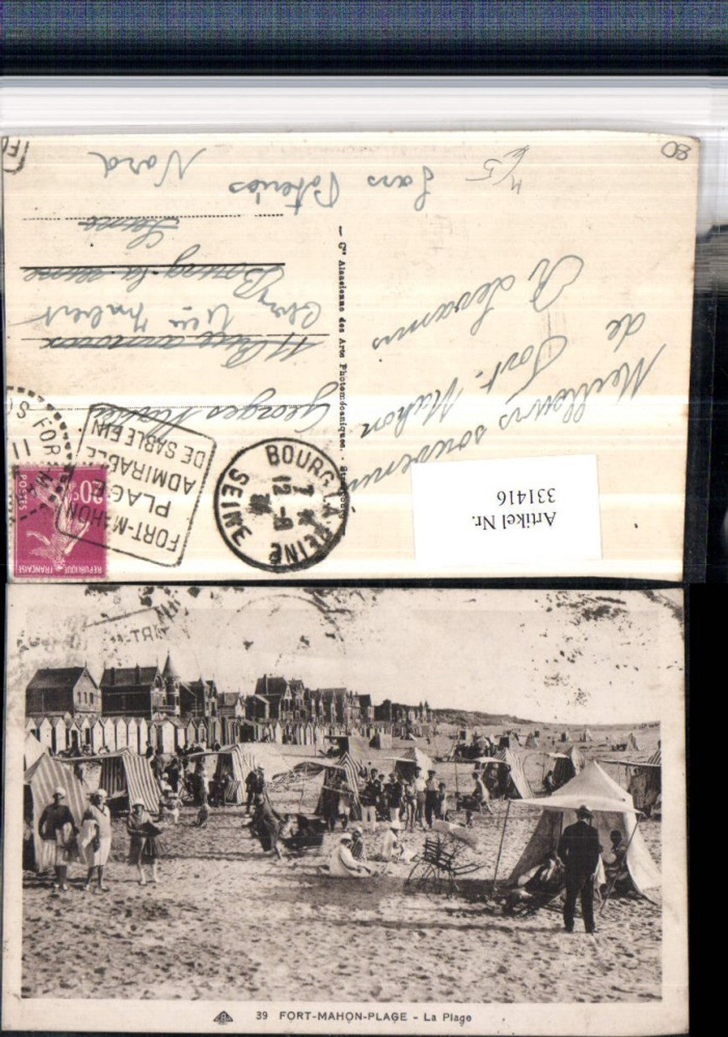 331416,Picardie Somme Fort-Mahon-Plage La Plage Strand Strandleben