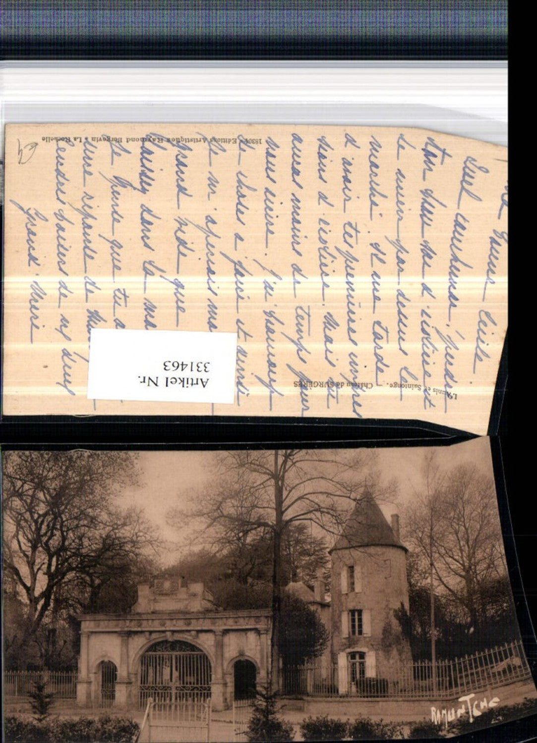 331463,Poitou-Charentes Charente-Maritime L'Aunis et Saintonge Chateau de Surgeres Schloss