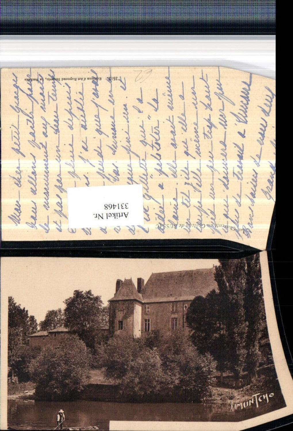 331468,Poitou-Charentes Charente-Maritime Bussac La Charente au Chateau Schloss