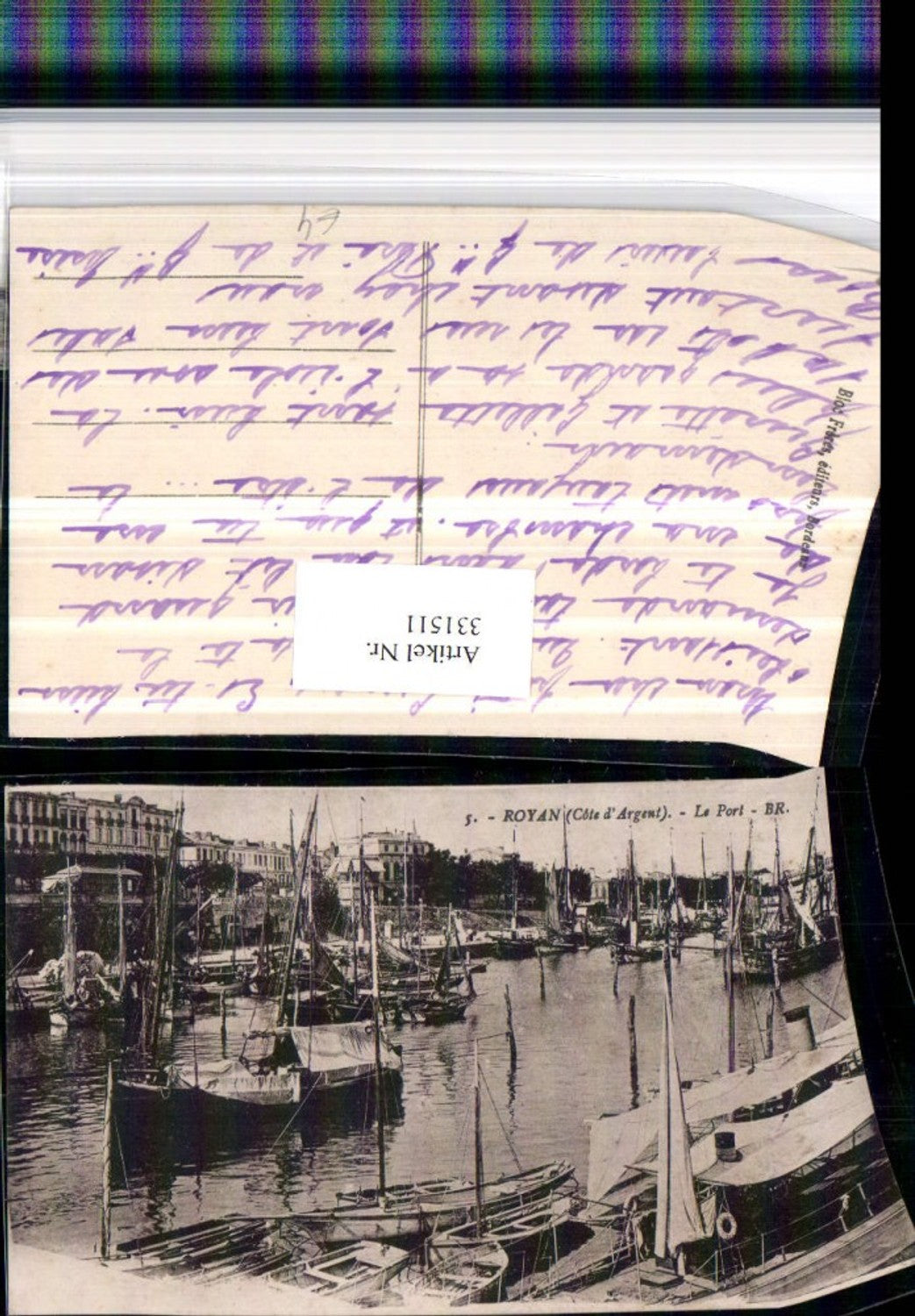 331511,Poitou-Charentes Charente-Maritime Royan Le Port Hafen Segelboote Boote