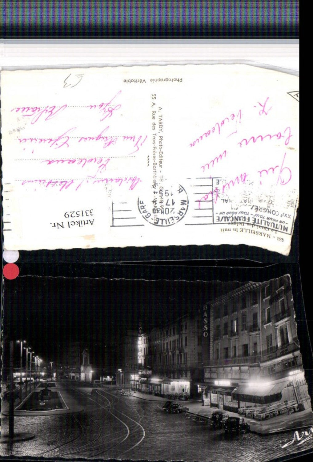 331529,Provence-Alpes-Cote d'Azur Bouches-de-Rhone Marseille Le Quai des Belges Straßenansicht