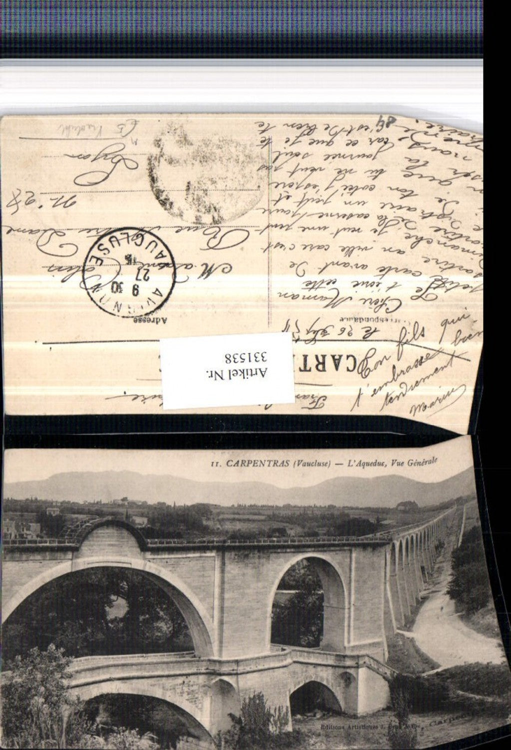 331538,Provence-Alpes-Cote d'Azur Vaucluse Carpentras L'Aqueduc Viadukt Brücke