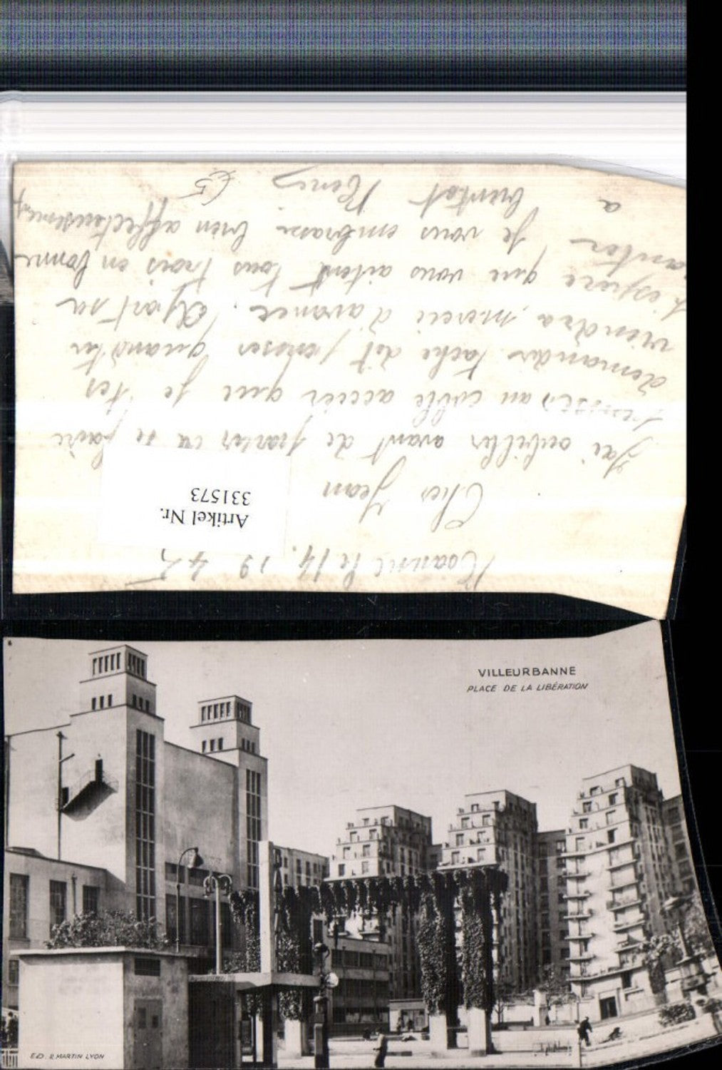 331573,Rhone-Alpes Rhone Villeurbanne Place de la Liberation Platz Wohnungen