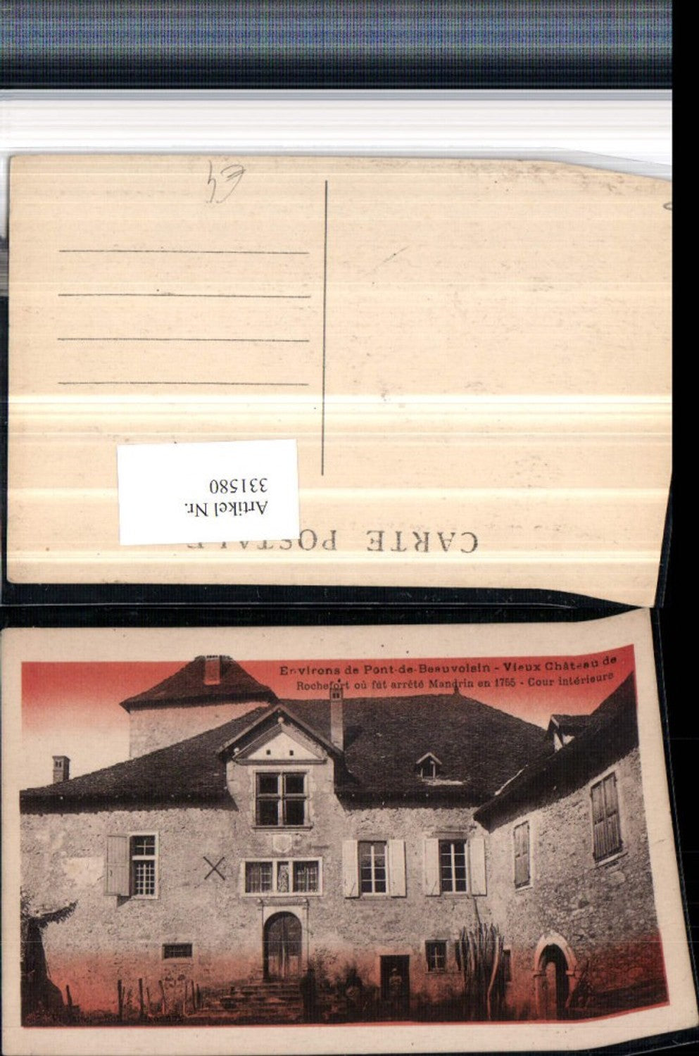 331580,Rhone-Alpes Isere Pont-de-Beauvoisin Vieux Chateau de Rochefort Schloss