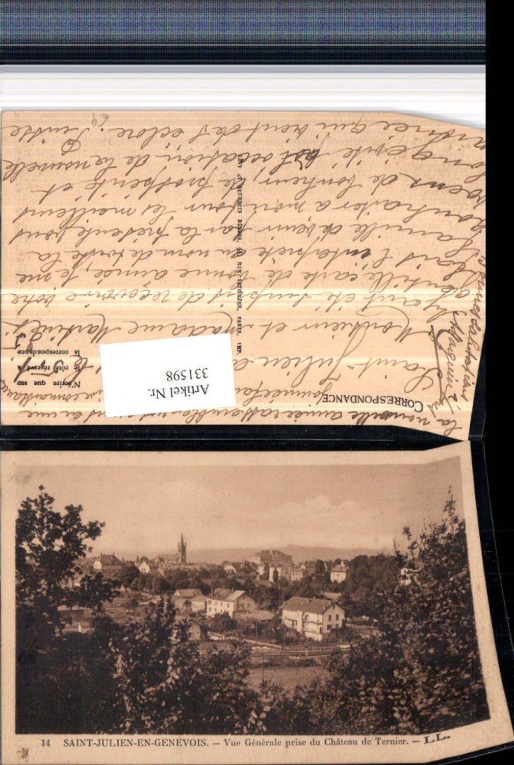 331598,Rhone-Alpes Haute-Savoie Saint-Julien-en-Genevois Vue generale Totale