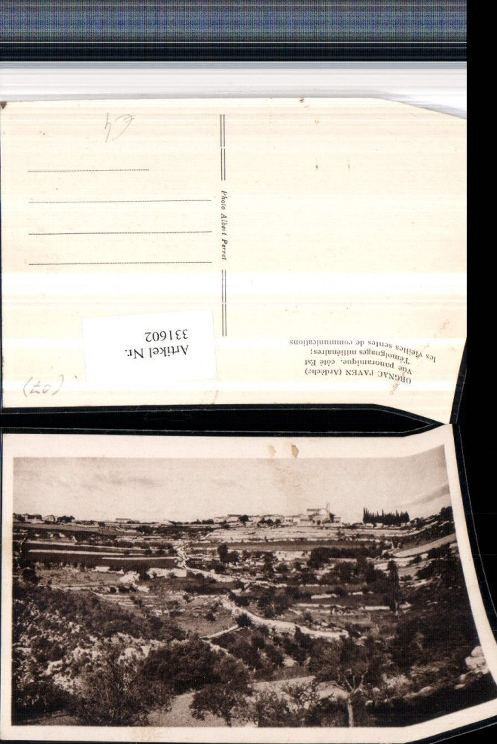 331602,Rhone-Alpes Ardeche Orgnac l'Aven Vue panoramique Totale