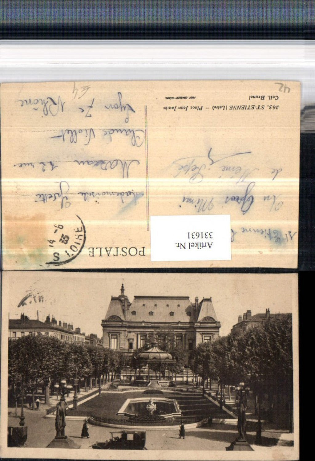 331631,Rhone-Alpes Loire St-Etienne Place Jean Jaures Platz