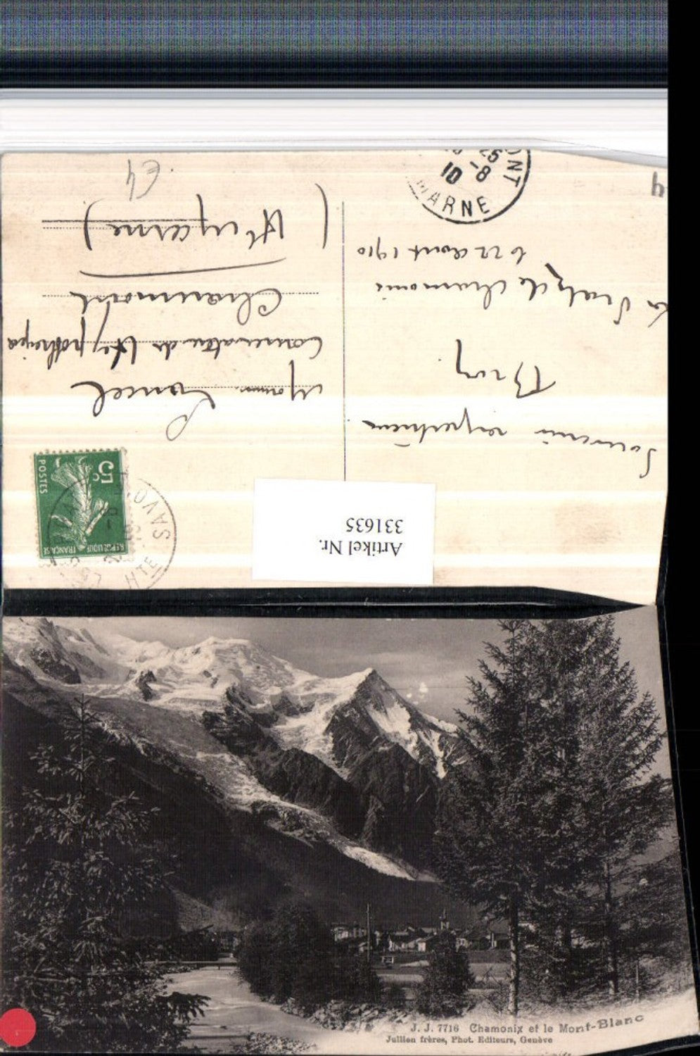 331635,Rhone-Alpes Haute-Savoie Chamonix et le Mont-Blanc Bergkulisse