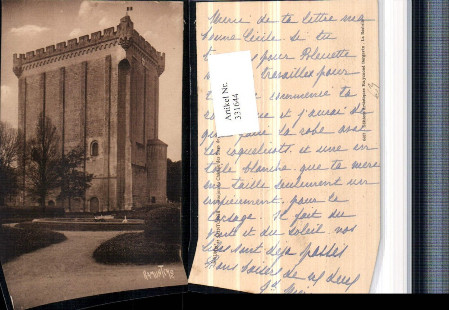 331644,Poitou-Charentes Charente-Maritime l'Aunis et Saintonge Donjon du Chateau des Sires de Pons