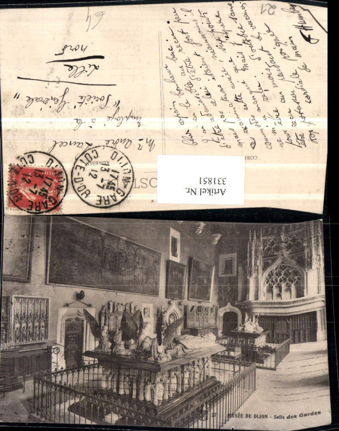 331851,Burgund Cote-Or Dijon Musee Salle des Gardes Museum