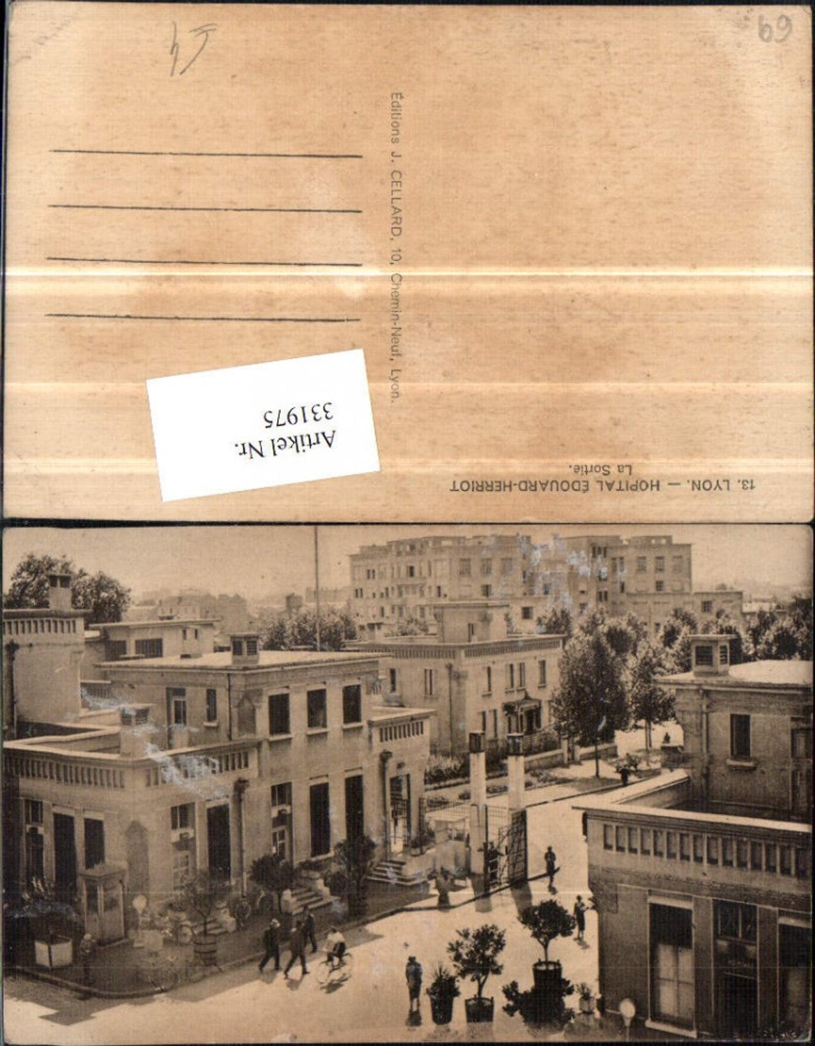 331975,Rhone-Alpes Rhone Lyon Hopital Edouard-Herriot La Sortie Krankenhaus