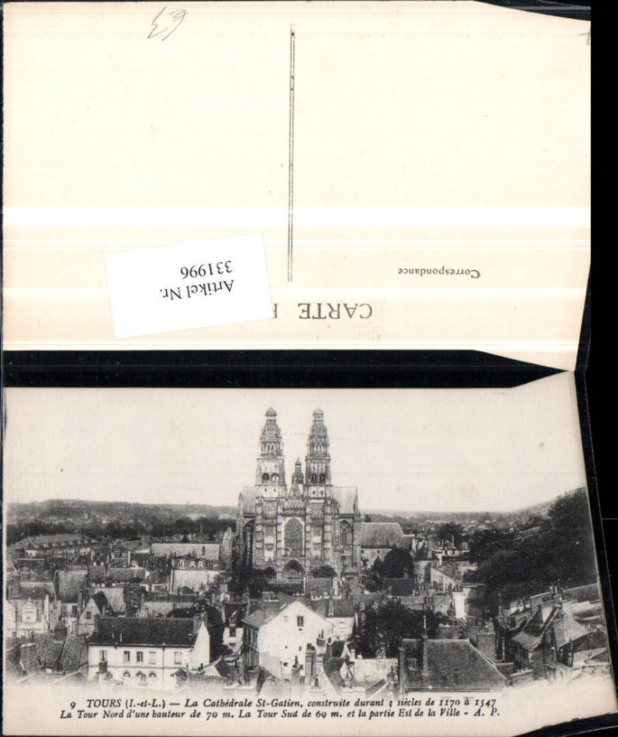 331996,Centre Indre-et-Loire Tour La Cathedrale St-Gatien Kirche