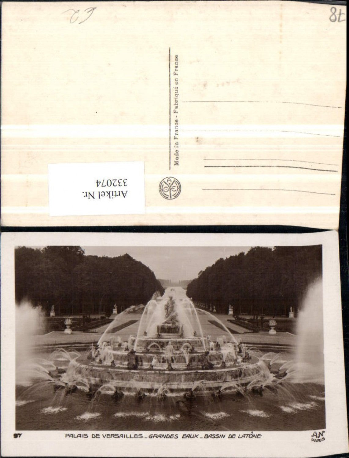 332074,Ile-de-France Yvelines Palais de Versailles Grandes Eaux Bassin de Latone Springbrunnen