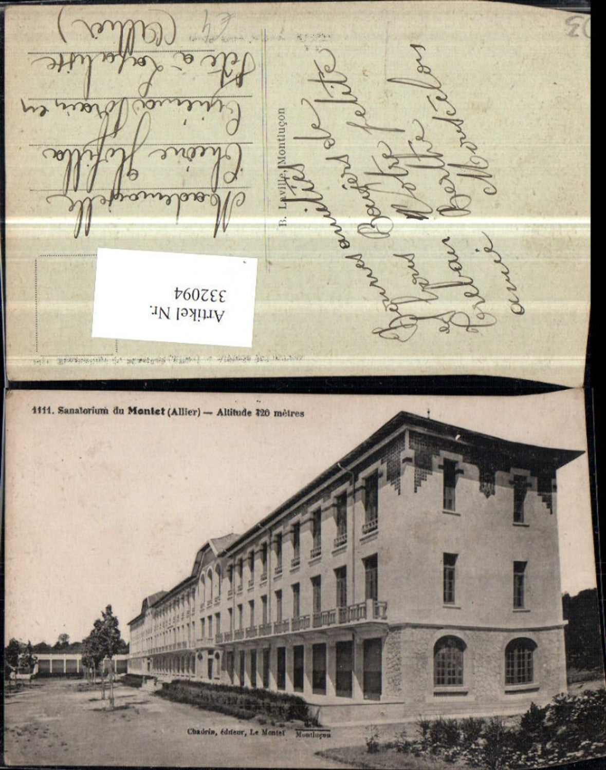 332094,Auvergne Allier Monlet Sanatorium