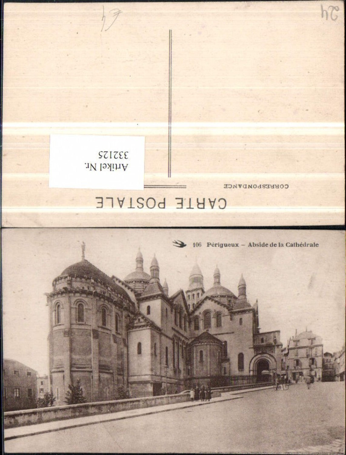 332125,Aquitanien Dordogne Perigueux Abside de la Cathedrale Kirche