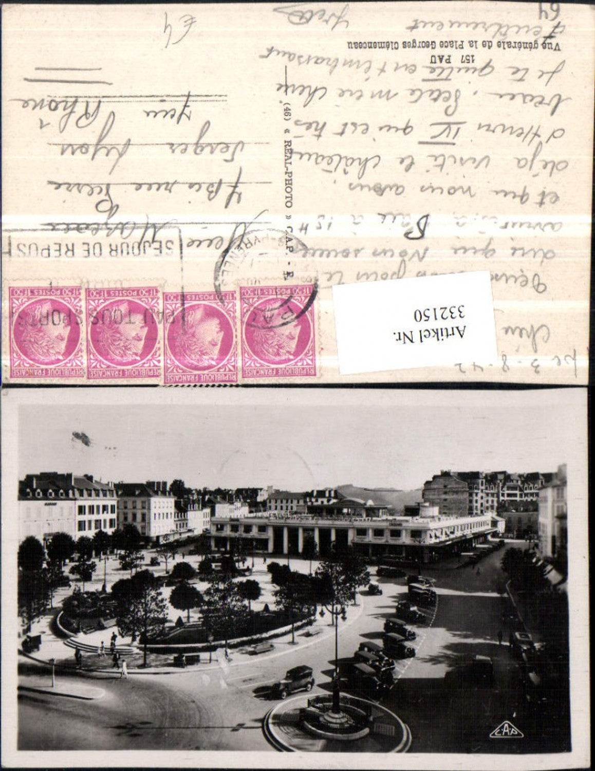 332150,Aquitanien Pyrenees-Orientales Place Georges Clemenceau Platz