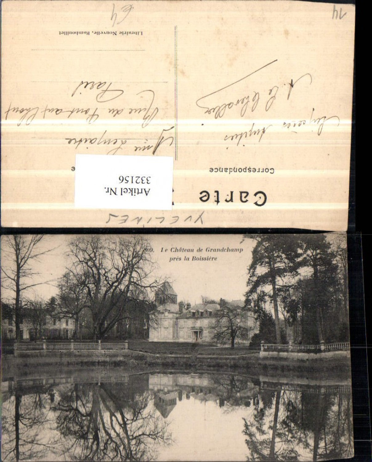 332156,Basse-Normandie Calvados Chateau de Grandchamp pres la Boissiere Schloss