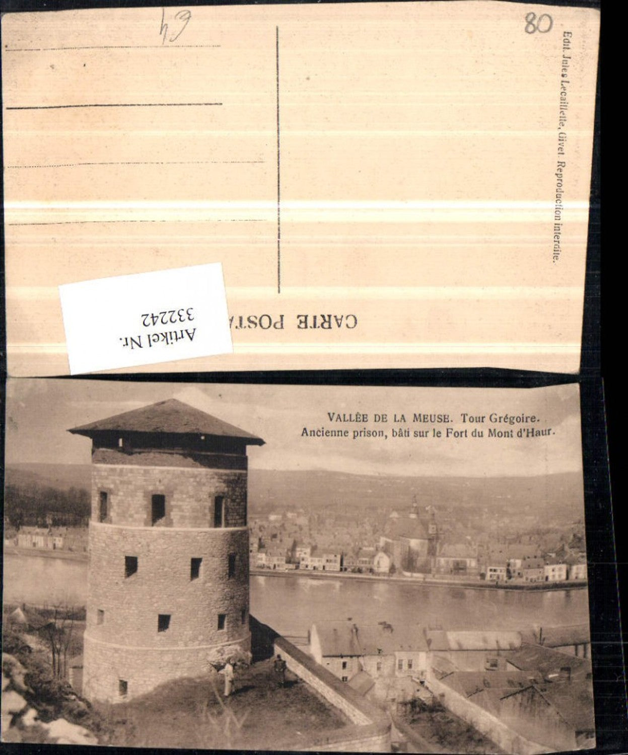 332242,Champagne-Ardenne Ardennes Tour Gregoire Ancienne prison Fort du Mont d'Haur Turm
