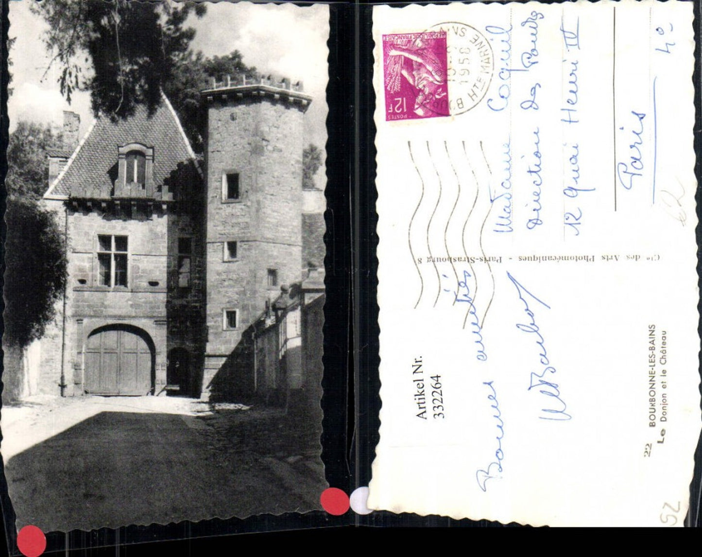 332264,Champagne-Ardenne Haute-Marne Bourbonne-les-Bains Le Donjon et le Chateau Schloss