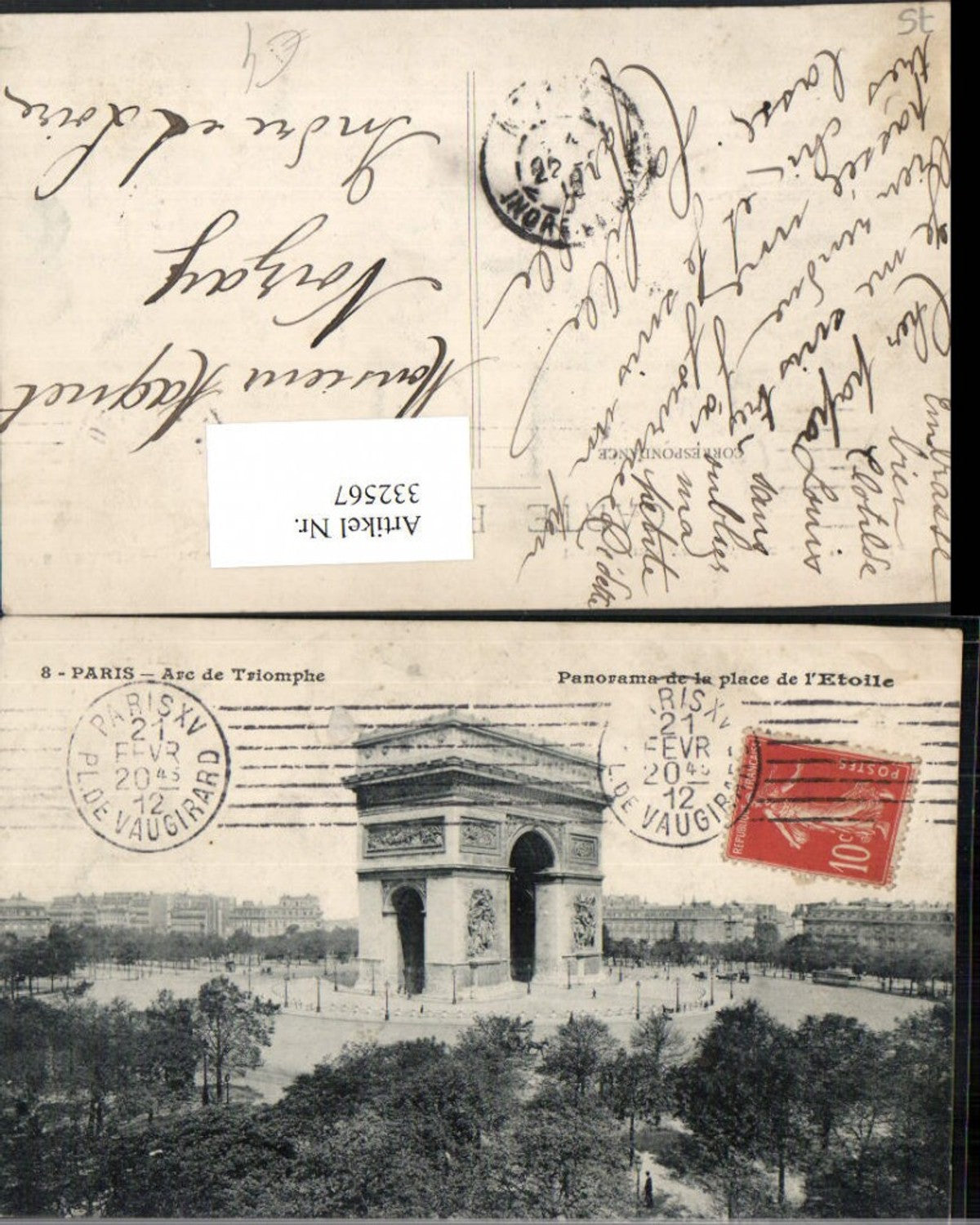 332567,Ile-de-France Paris Arc de Triomphe Triumphbogen