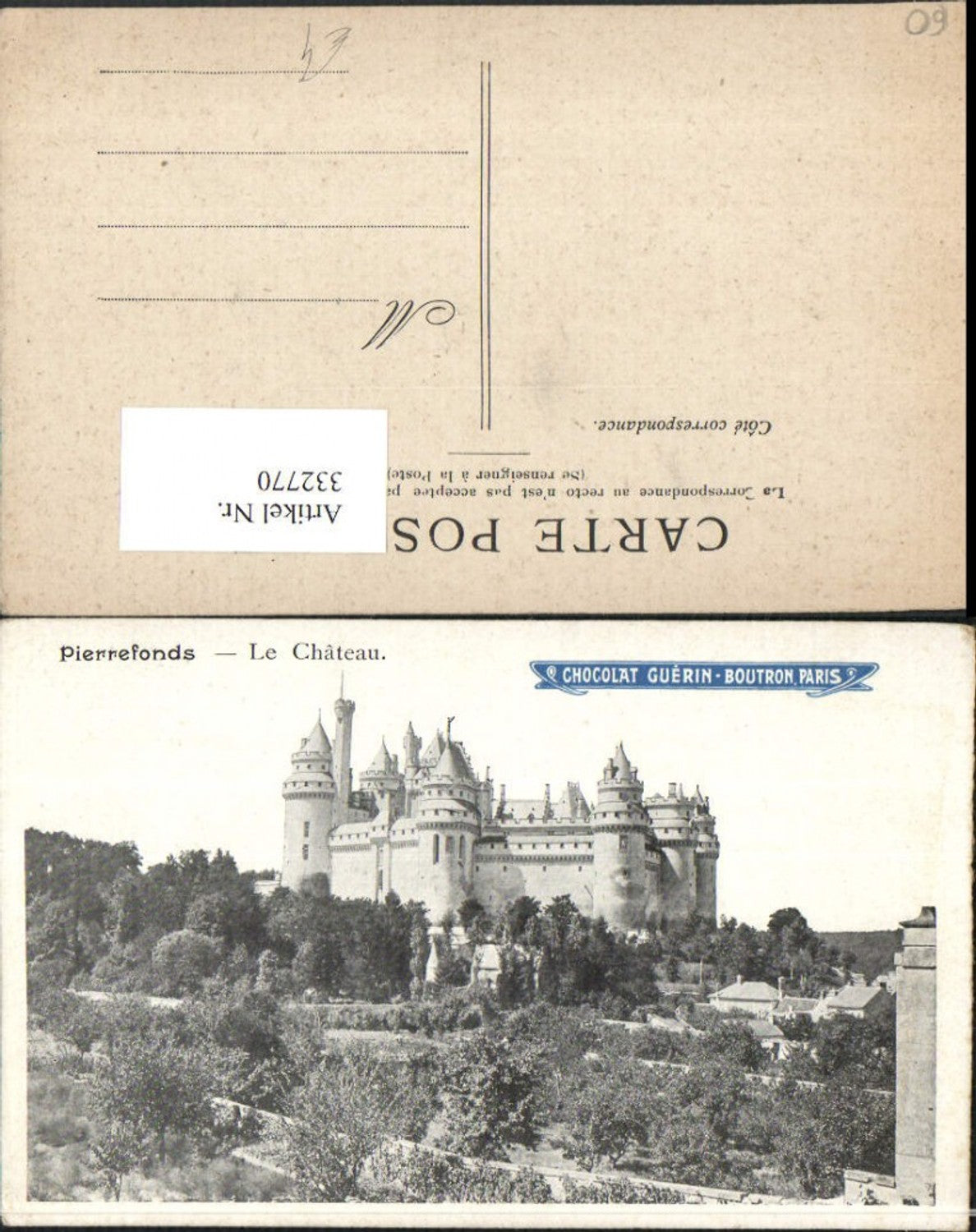 332770,Picardie Oise Pierrefonds Le Chateau Schloss