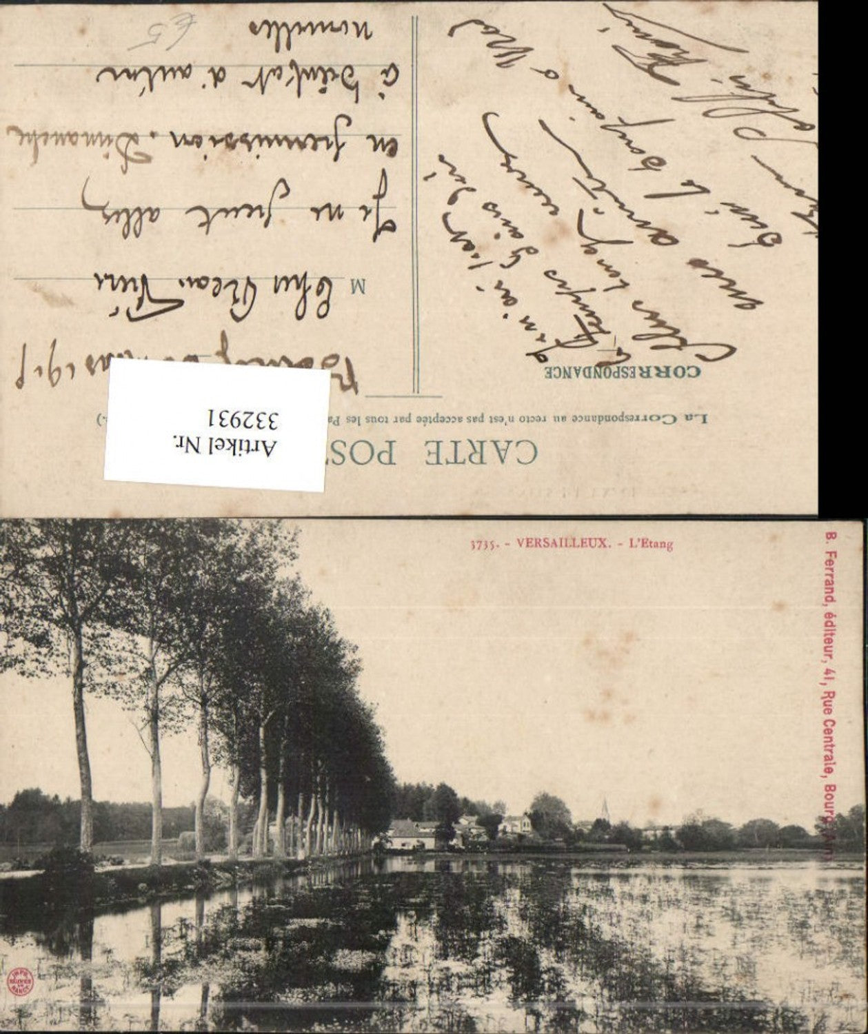 332931,Rhone-Alpes Ain Versailleux L'Etang Teich