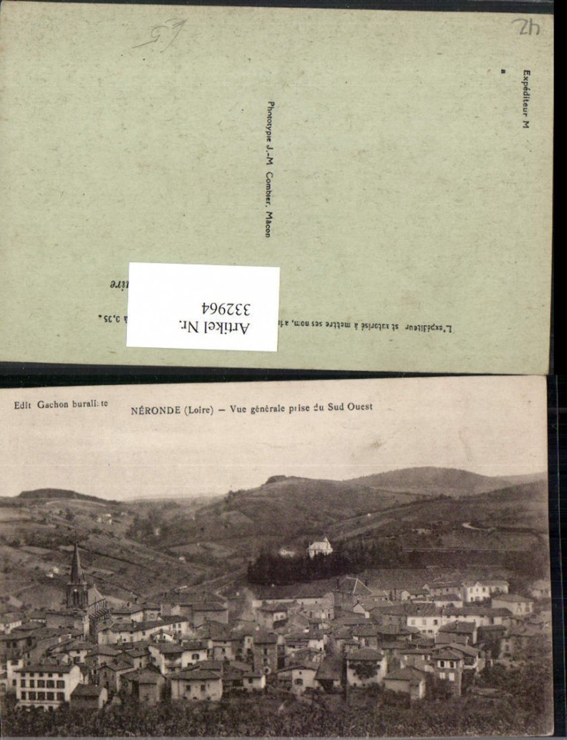 332964,Rhone-Alpes Loire Neronde Vue generale Totale
