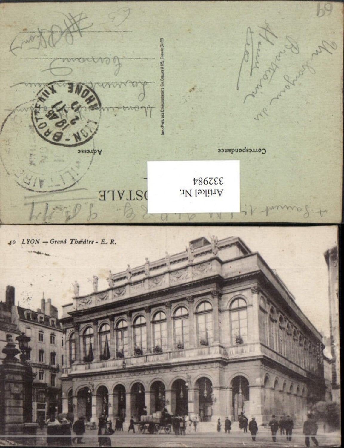 332984,Rhone-Alpes Rhone Lyon Grand Theatre Theater