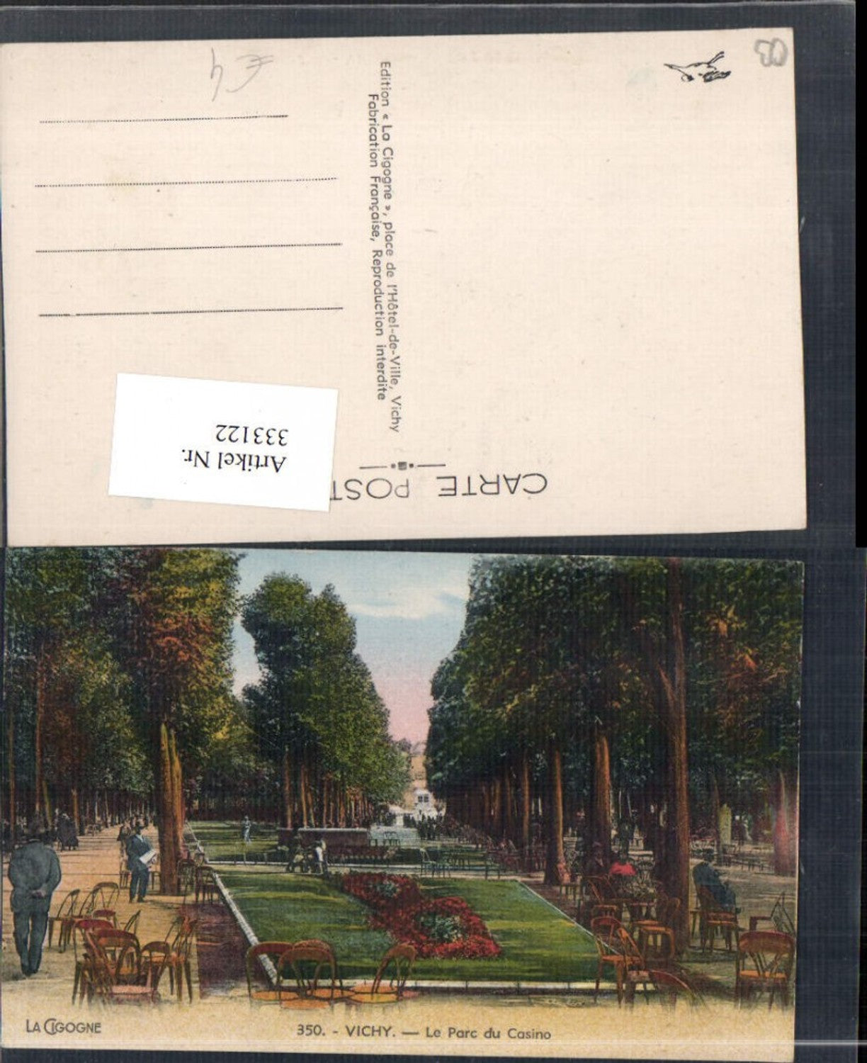 333122,Auvergne Allier Vichy Le Parc du Casino Park