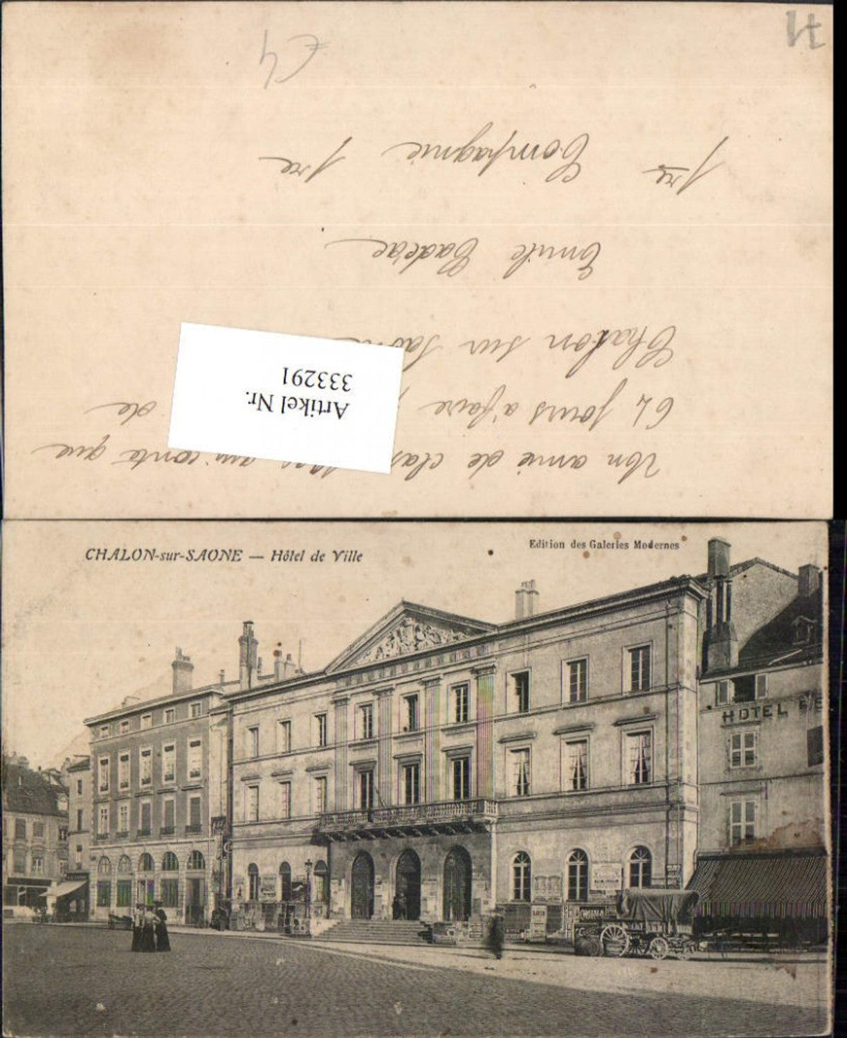 333291,Burgund Saone-et-Loire Chalon-sur-Saone Hotel de Ville Rathaus