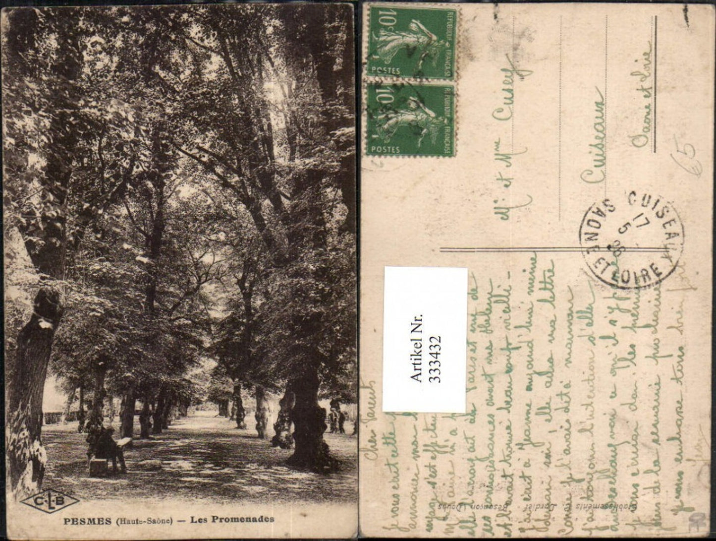 333432,Franche-Comte Haute-Saonne Pesmes Les Promenades Allee